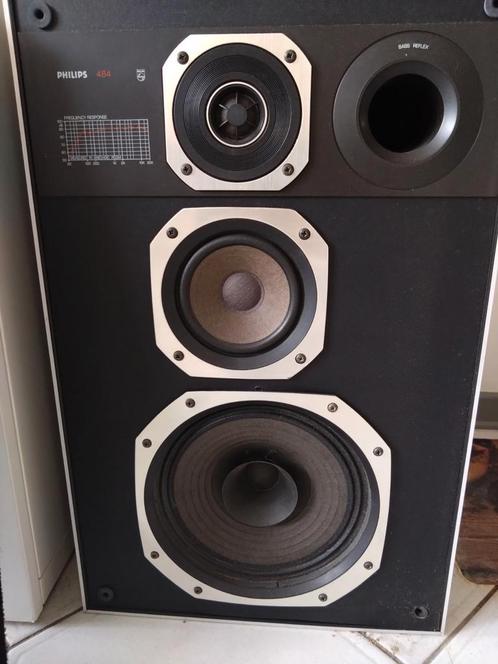 Philips fb484, Audio, Tv en Foto, Luidsprekers, Gebruikt, Front, Rear of Stereo speakers, Minder dan 60 watt, Philips, Ophalen of Verzenden