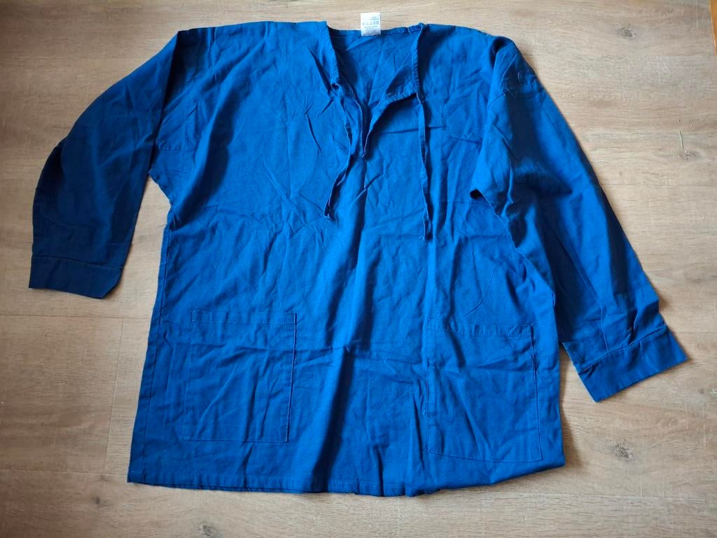 Carnaval blauwe boerenkiel -maat D42 of H52 (KLCA00005), Ophalen of Verzenden