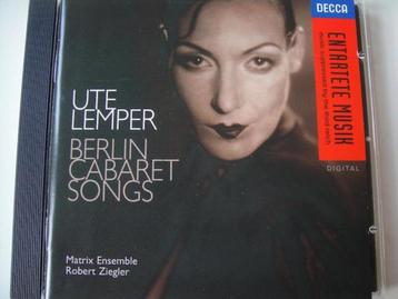 UTE LEMPER Berlin cabaret songs CD DECCA ENTARTETE MUSIK beschikbaar voor biedingen