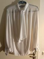Witte blouse met strik - Maat XL, Ophalen of Verzenden, Zo goed als nieuw, Maat 46/48 (XL) of groter, Wit