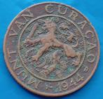 Curaçao 2 1/2 cent 1944 - Wilhelmina, Postzegels en Munten, Munten | Nederland, Verzenden, Koningin Wilhelmina, Losse munt