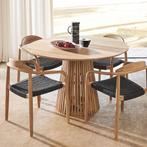 Tafelblad Teakhout 120 cm Jeanette van Kave Home, Ophalen