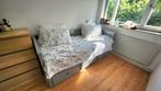Hemnes Grijze Ikea Slaapbank met 2 matrassen, Huis en Inrichting, Ophalen, Tweepersoons, 200 cm