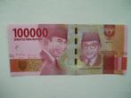 1157. Indonesia, 100.000 rupiah 2016 UNC Soekarno-Hatta., Verzenden, Zuidoost-Azië, Los biljet