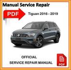 Volkswagen Tiguan 2016-2019 Workshop manual in PDF op DVD, Verzenden