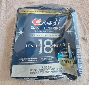 Crest 3D Whitestrips Professional Effects + Bonus Serum