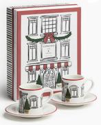 NIEUWE CADEAUSET VAN 2 ESPRESSOKOPJES EN SCHOTELS HM Home, Ophalen of Verzenden, Zo goed als nieuw, Overige stijlen, Kop(pen) en/of Schotel(s)