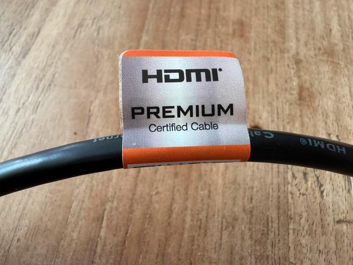 Premium High Speed HDMI 2.0 kabel 1,5 m - als nieuw, Audio, Tv en Foto, Audiokabels en Televisiekabels, Zo goed als nieuw, HDMI-kabel
