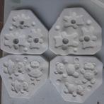 2 gietmallen kerst speculaasbeertjes, Ophalen, Gebruikt