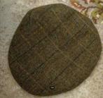 Als nieuwe Flat Cap City Sport handwoven Ruiten Bruin Wol 58, Verzenden, City sports, 58 of 59 cm (L, 7¼ of ⅜ inch), Pet