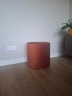 Roestkleurige poef Kwantum, Ophalen, Minder dan 50 cm, Rond, Minder dan 50 cm