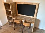 Steigerhouten Speeltafel Aya De Houttwist incl. stoeltjes, Ophalen, Zo goed als nieuw, Tafel(s) en Stoel(en)