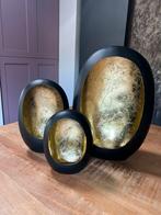 Set kandelaren egg, 25 tot 50 cm, Ophalen of Verzenden, Zo goed als nieuw, Zwart