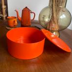 Mepal melamine vintage koektrommel oranje, Ophalen of Verzenden, Huis en Inrichting