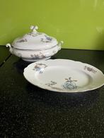 Antiek servies dekschaal en dienbord van KPM zgan, Antiek en Kunst, Ophalen of Verzenden