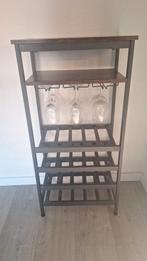 Vasagle wijnrek voor 20 flessen - Zo goed als nieuw!, Ophalen of Verzenden, Zo goed als nieuw, Hout, 5 tot 15 flessen