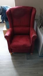 FAUTEUIL DONKER ROOD, Ophalen, Zo goed als nieuw