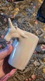 Leuk eenhoorn bakje/bekertje, Kinderen en Baby's, Kinderkamer | Inrichting en Decoratie, Ophalen of Verzenden, Wanddecoratie