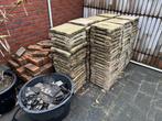75 gele dakterrastegels – 30x30 cm – ca. 5 m², Tuin en Terras, Ophalen, Gebruikt, Overige materialen