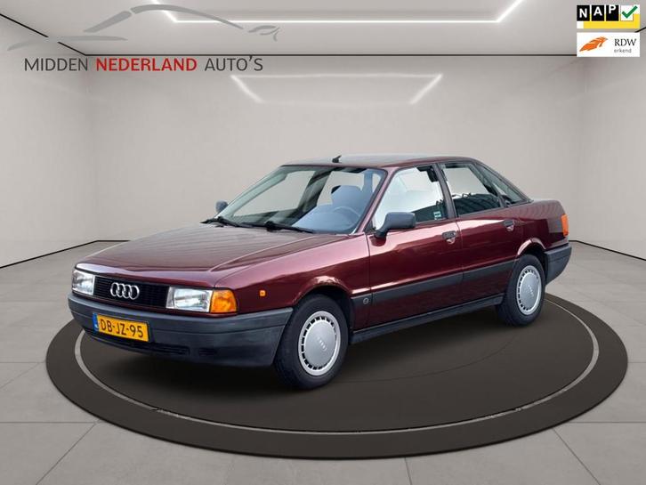 Audi 80 1.6 C * NETTE STAAT * NAP PAS * ORIGINELE KM-STAND *, Auto's, Audi, Bedrijf, Te koop, Metallic lak, Trekhaak, Benzine