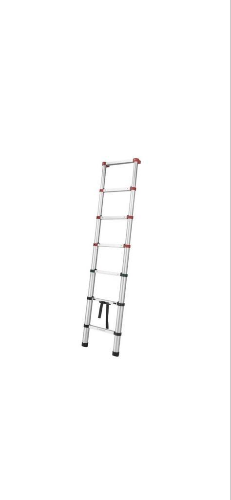 Telescoopladder Nieuw! Compact & Veelzijdig, Doe-het-zelf en Verbouw, Ladders en Trappen, Nieuw, Ladder, 2 tot 4 meter, Opvouwbaar of Inschuifbaar