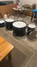 Drumstel zwart, Muziek en Instrumenten, Ophalen, Gebruikt, Overige merken