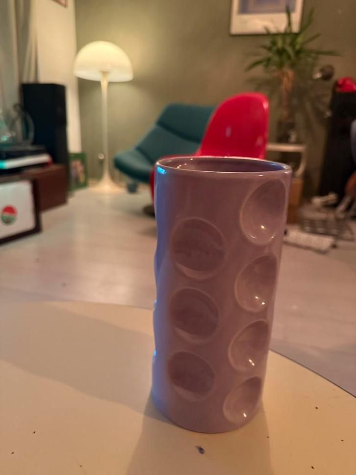 Kingston Aardewerk TARDIS Vaas - Jaren '60 space agr, Huis en Inrichting, Woonaccessoires | Vazen, Gebruikt, Overige kleuren, Minder dan 50 cm