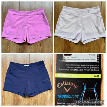 Callaway golf shorts, maat 4 (ca. 36) beschikbaar voor biedingen