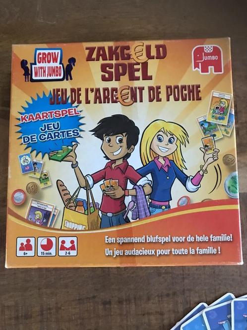 Zakgeldspel (Jumbo), Hobby en Vrije tijd, Gezelschapsspellen | Kaartspellen, Zo goed als nieuw, Een of twee spelers, Drie of vier spelers