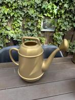 Gouden kunststof gieter – 12 liter, Tuin en Terras, Gieters, Ophalen, Gebruikt, Kunststof