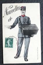 Nouvelle de... en dat brengt de Franse postbode, 1906, Verzamelen, Ansichtkaarten | Themakaarten, Verzenden, Voor 1920, Gelopen