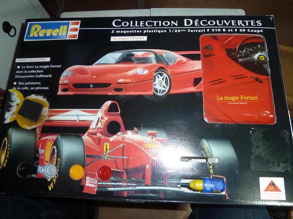 Revell bouwdoos 2 x Ferrari F 310 B en F 50 coupe, Hobby en Vrije tijd, Modelbouw | Auto's en Voertuigen, Zo goed als nieuw, Auto