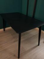 IKEA lisabo 4 persoons eettafel bureau tafel zwart, Huis en Inrichting, Tafels | Eettafels, Ophalen, 100 tot 150 cm, 50 tot 100 cm