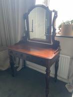 Antieke Kaptafel met Spiegel, Ophalen of Verzenden