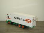 Scania 113M Truck &amp; Trailer G.Snel BV - Tekno 1:50, Verzenden, Zo goed als nieuw, Bus of Vrachtwagen, Tekno