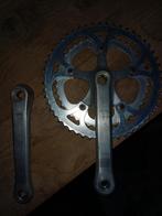 Gipiemme Crankstel - Vintage Racefiets Onderdeel, Fietsen en Brommers, Fietsonderdelen, Crankstel of Pedalen, Gipiemme, Gebruikt