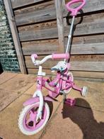 Te koop leuke kinder fietstje met duwstang, Fietsen en Brommers, Fietsen | Kinderfietsjes, Ophalen, Zo goed als nieuw, Minder dan 16 inch