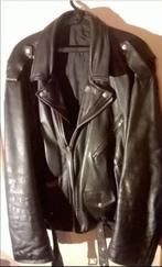 Zwarte lederen vest, ruime maat, Ophalen of Verzenden, Tweedehands, Dames, Jas | leer