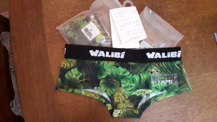 2 Nieuwe dames hipster broekjes Walibi in verpakking mt S., Kleding | Dames, Ondergoed en Lingerie, Broekje of Short, Overige kleuren