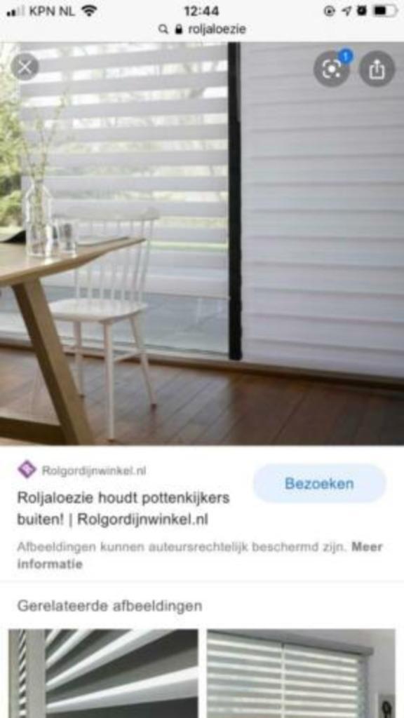 Duo gordijn rolgordijn duorolgordijn bruin max 180 cm breed, Huis en Inrichting, Stoffering | Gordijnen en Lamellen, Nieuw, 150 tot 200 cm