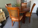 Stevige eettafel uitklapbaar, Huis en Inrichting, Ophalen, Gebruikt, Italian Design, Vijf personen of meer
