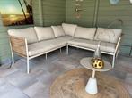 Loungebank | Hoekbank | Tuinset | ecru | beige | 190x190, Tuin en Terras, Ophalen, Zo goed als nieuw, Loungeset, Bank