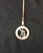 Vintage Echt Zilveren Ketting met Hanger, Sieraden, Tassen en Uiterlijk, Kettingen, Met hanger, Ophalen of Verzenden, Zo goed als nieuw