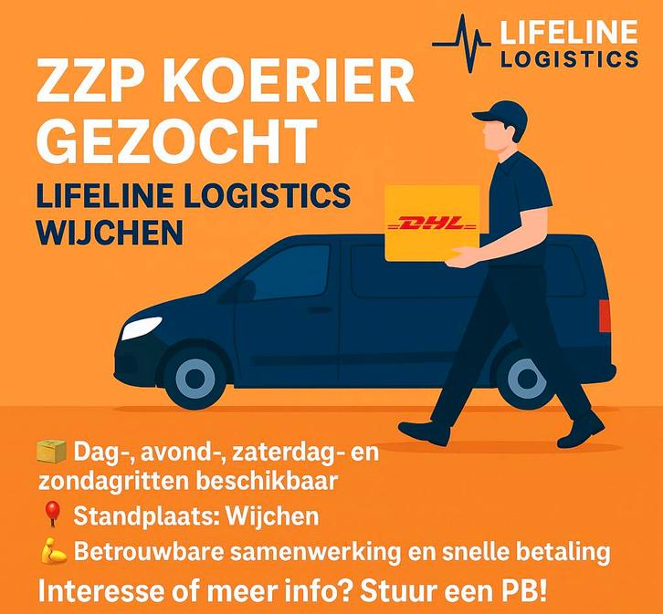 ZZP KOERIERS NIJMEGEN - extra hoge stop tarieven, Vacatures, Vacatures | Chauffeurs, 33 - 40 uur