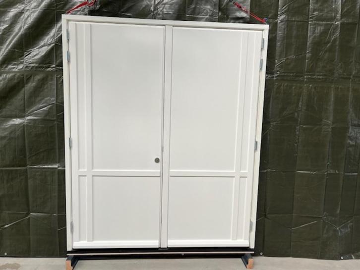 HARDHOUTEN KOZIJN met OPENSLAANDE EXCLUSIEVE DEUREN, Doe-het-zelf en Verbouw, Kozijnen en Schuifpuien, Nieuw, Deurkozijn, Hout