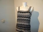 Missoni gebreide jurk deze in aztec print zwart wit mt S, Kleding | Dames, Jurken, Verzenden, Zwart, Missoni, Maat 36 (S)