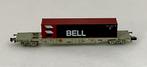 Trix 13887 NS Cargo 4-assige containerwagen + 1x BELL 40"-er, Hobby en Vrije tijd, Modeltreinen | N-Spoor, Gelijkstroom, Trix