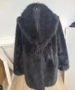 Mango bontjas maat 36 faux fur, Kleding | Dames, Ophalen of Verzenden, Zo goed als nieuw, Maat 36 (S), Zwart