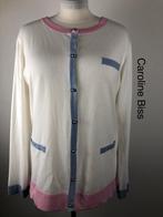 Caroline Biss Vestje 100% katoen (mt: 46) 18,5/7854, Caroline Biss, Wit, Caroline Biss, Maat 46/48 (XL) of groter