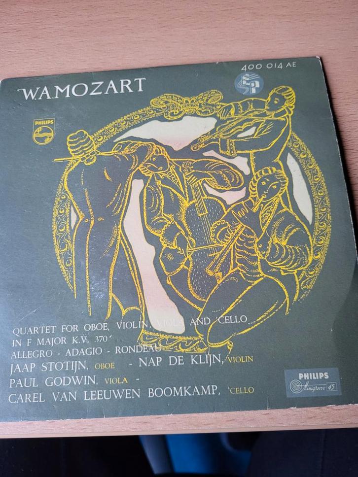 W.A. Mozart - Quartet for Oboe,  Violin, Viola  and Cello, Cd's en Dvd's, Vinyl Singles, Gebruikt, Ophalen of Verzenden